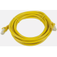 Cables Unlimited Cat6 UPT 500Mhz Snagless Molded Boot Yellow 568B 25ft UTP-6700-25Y